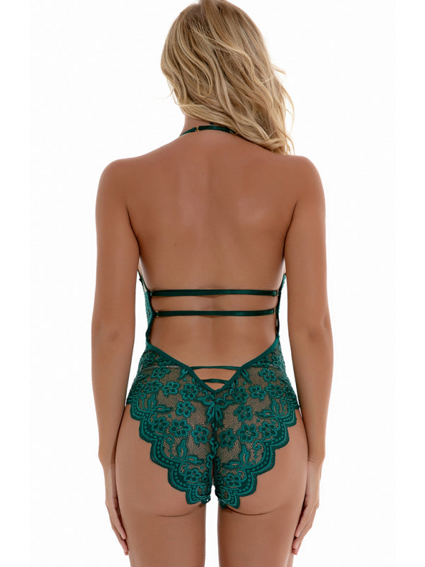 Ladies Sexy Babydoll Lace Nightgown