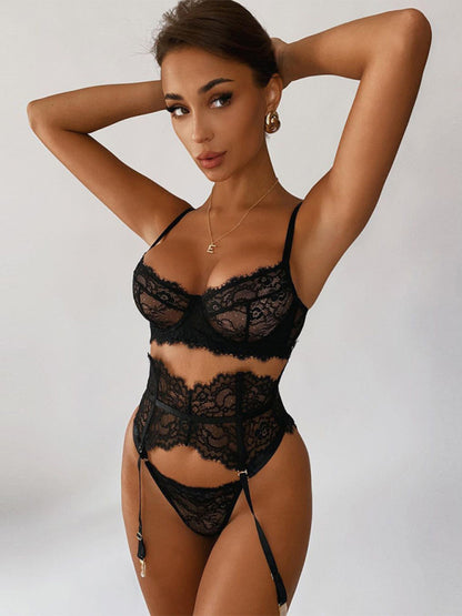 New Style sexy women's lace split underwear set