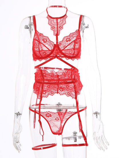 New Style sexy women's lace split underwear set
